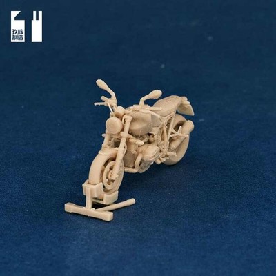 1:64 3D Printed R nineT Motorcycle Miniature Scene Decor Unpainted Model