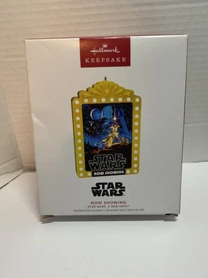 Hallmark Keepsake 2023 Star Wars: A New Hope Now Showing Ornament Magic Light