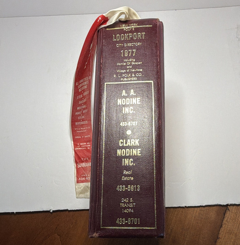 R.L. Polk & Co. 1977 Lockport (Niagara County), New York — City Directory