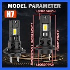 Ampoule LED H7 6700W Canbus 6000K 6700000LM pour voiture