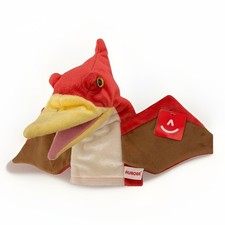 Aurora Dragon Pterodactyl Hand Puppet Golf Club Headcover Plush Red NWT