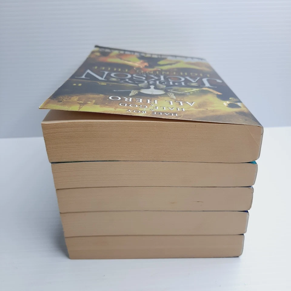 Percy Jackson And The Olympians Complete Series Books 1-5 Paperback Rick Riordan - image 4 of 4