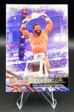 2017 Topps WWE Road to WrestleMania #56 Zack Ryder Wins the Intercontinental...