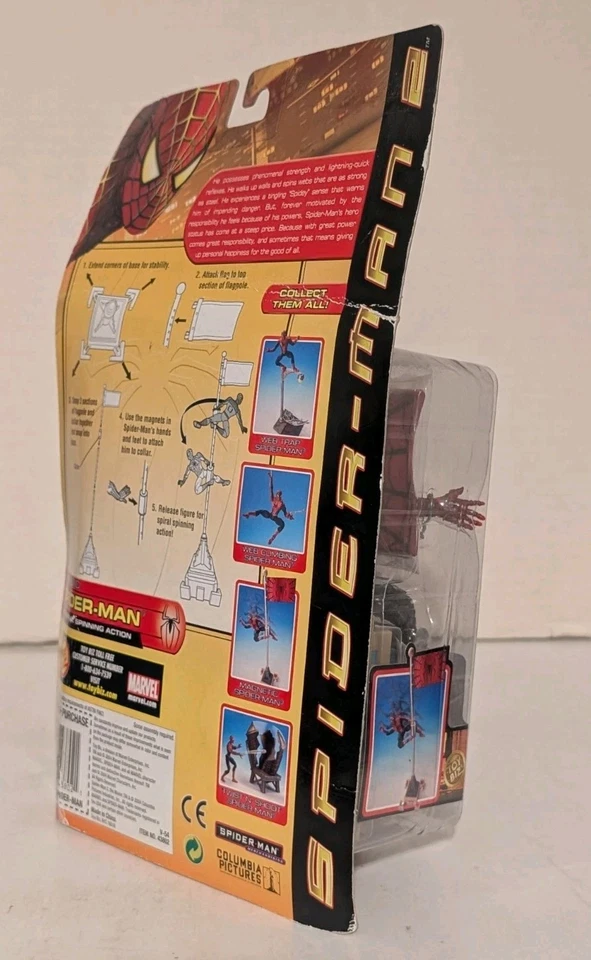 ToyBiz 2004 Spider-Man Action Figure MAGNETIC Marvel New Sealed!!  - Image 4 of 4