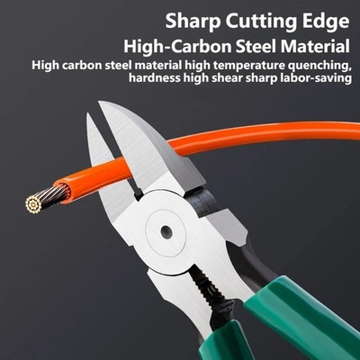 #ad 6 Inches Wire Cutters Heavy Duty Snips Flush Cut Side Cutters Pliers Metal Cutti $21.66