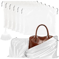 Q J Fabric Co. 6 Pack Satin Dust Bags for Purses and Handbags - Purse Storage...