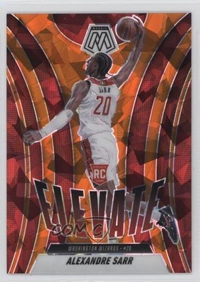 2024 Panini Mosaic Elevate Orange Ice Prizm 2/49 Alexandre Sarr #7 Rookie RC 0b5