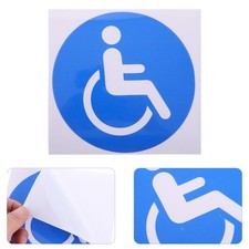 6Sheets Car Stickers For Disabled Wheelchair Access Self Adhesive Signs