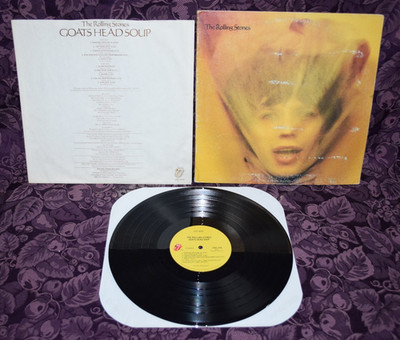 ROLLING STONES  GOATS HEAD SOUP  1973 LP COC 59101 1st Terra Haute CTH  EX/VG+