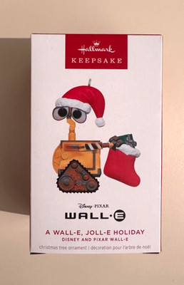 NIB Disney Pixar Wall-E A Wall-E - Joll-E  Keepsake Christmas Holiday Ornament