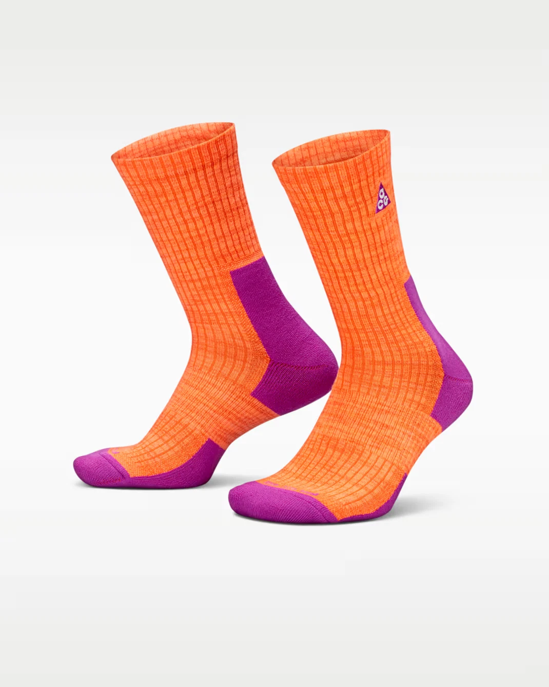 Nike ACG Everyday Cushioned Crew Socks Hiking Trail Orange FB3341-819 S (4-6)