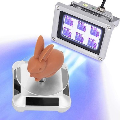 3D Printer UV Resin Curing Light with Solar Turntable for SLA DLP LCD 405nm