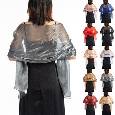 Exquisiter Organza Schal für elegante Abendmode und festliche Anlässe
