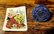 1969/70 "HR PUFNSTUF" Original Lot Of 2 Different CEREAL PREMIUMS "RING  PATCH"