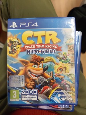 ps4 CTR CRASH TEAM RACING NITRO FUELED PlayStation 4 ITA video game.