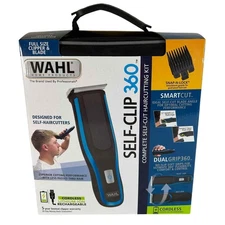 Wahl Self-Clip 360 Cordless Rechargeable Self Cut Hair Clipper Cutting Kit New