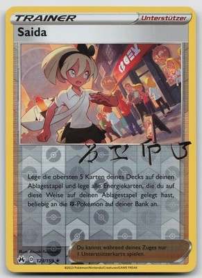 Saida 123/159 Reverse Holo Rare - Zenit der Könige - DE - NM - Pokemon TCG