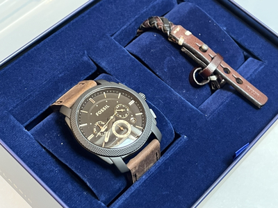 Fossil Machine Chronograph Quartz FS5251SET Mens Watch for sale