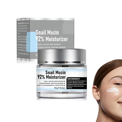 2024 New Snail Mucin moisturizer 92% Daily Face Moisturizer Gel Cream All Skin 