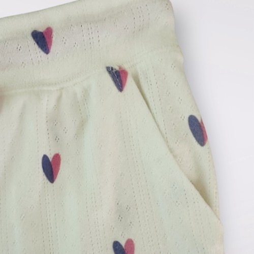 PJ Salvage Heart Print Pajama Pants. Ivory Pink & Purple. Size S. New with Tags - Bild 6 von 13