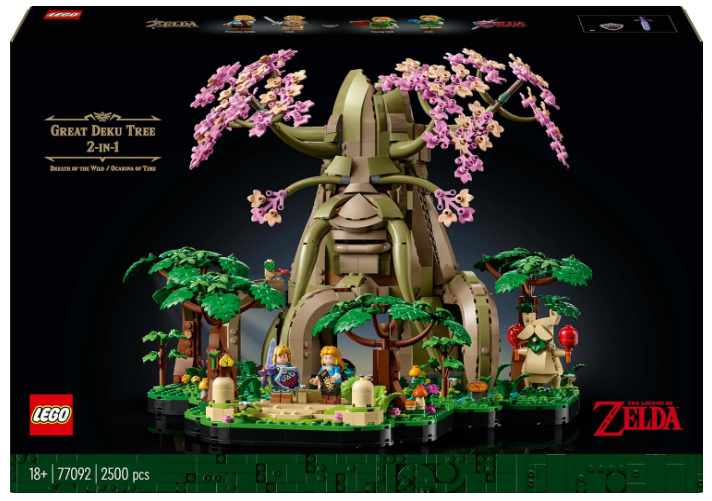 LEGO 77092 Legend Of Zelda Great Deku Tree House 2-in-1 Limited