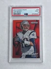 2014 Panini Prizm Tom Brady Red Prizm #36 PSA 9