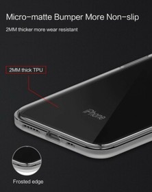 For Apple iPhone 11 12 13 Mini 14 Pro Max Plus TPU case cover+glass-G4