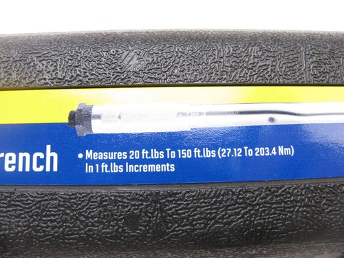 Gearhead GH3002 Adjustable Ratcheting Torque Wrench 1/2" Drive, 20-150 Lbs - Picture 5 of 6