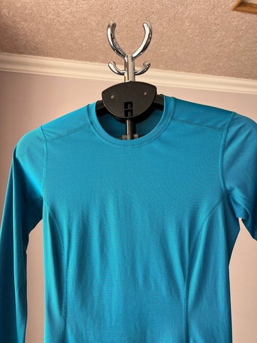 ARCTERYX THERMAL HIKING OUTDOOR BLUE LONG SLEEVE SHIRT WOMENS SIZE S - Picture 4 of 7