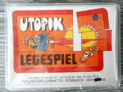 Legespiel UTOPIK aus DDR-Zeiten - Karten - Spiel - Pössneck