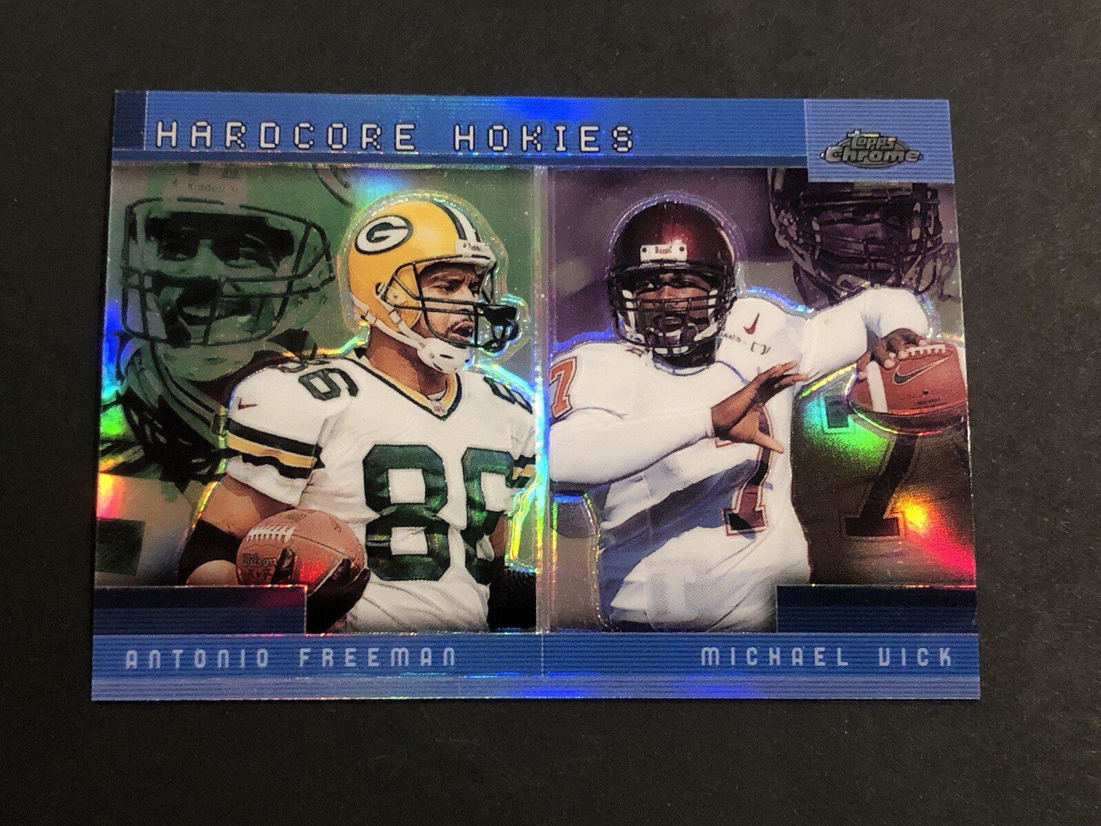 2001 Topps Chrome - Combos Refractor #TC13 Michael Vick, Antonio Freeman (RC)