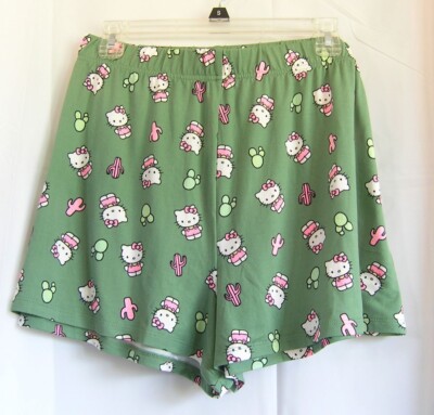 Hello Kitty Sleep Shorts Ladies XL NWT