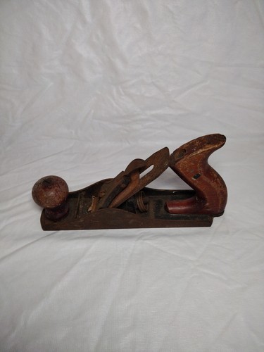 Vintage Hand wood Planer made in USA 9.5” 9.5 inch plane wood handles
