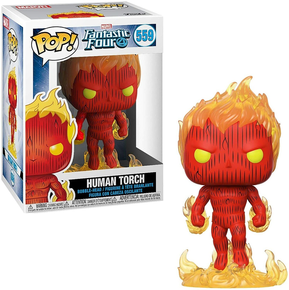 Fantastic Four 4 - Human Torch 559 - Funko Pop! - Vinyl