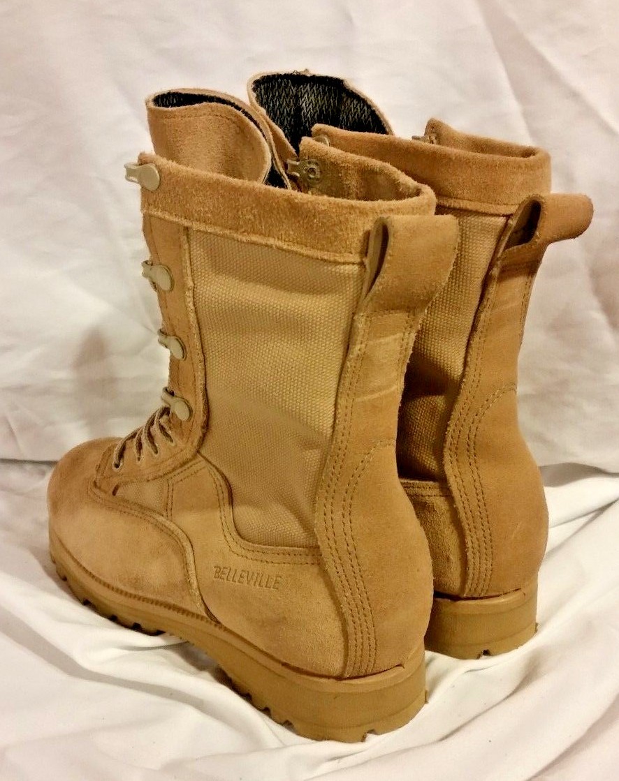 Belleville MCB 249 92 Combat Boots Size 6W Wide Made In USA Military Tan s-l400.jpg main image 3