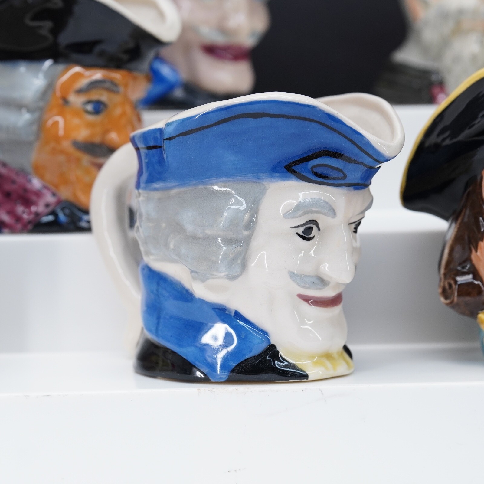 Lot of 12 Toby Mugs Characters Sailors Figures Royal Doulton Lancaster