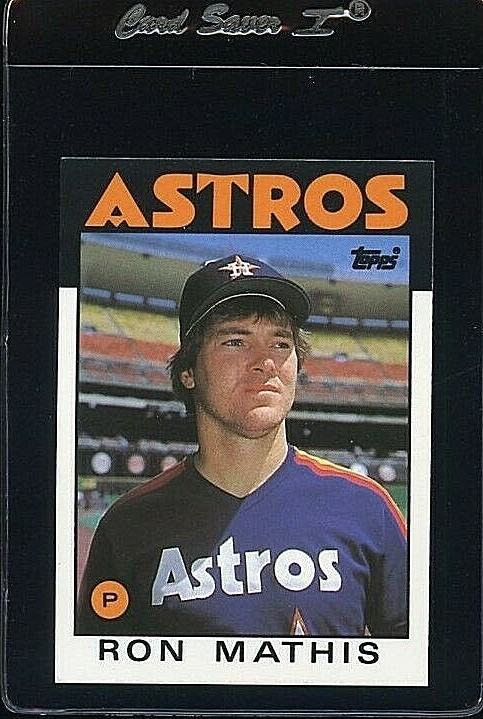 1986 TOPPS TIFFANY #476 RON MATHIS HOUSTON ASTROS 