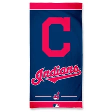 CLEVELAND INDIANS CHIEF WAHOO BEACH TOWEL 30"X60" HIGH QUALITY 100% COTTON 