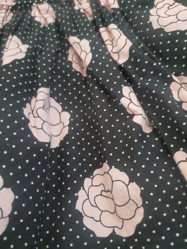 JANIE AND JACK La Rosa Pink Black Floral Dot Dress Size 6 12 Months polkadots - Picture 2 of 6