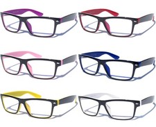 Clear Lens Eye Glasses Hipster Nerd Geek Smart Trendy Choose Frame Colors Choice