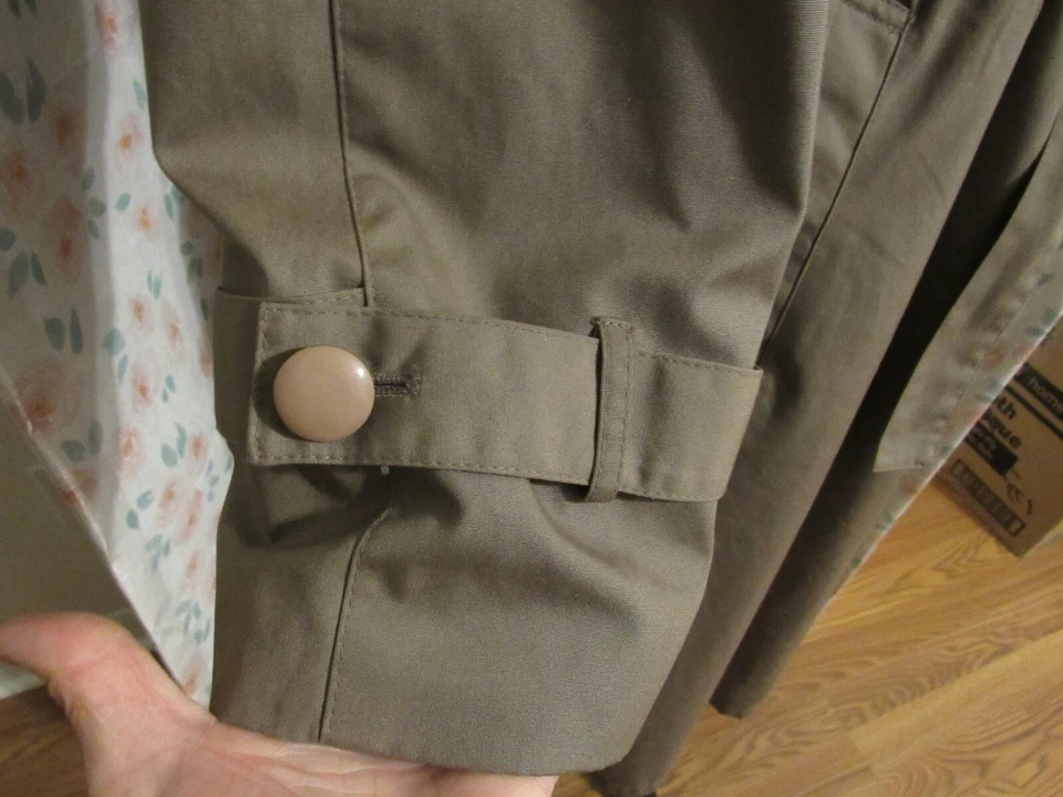 Gabardina CAMBRIDGE, MUJER Marrón Algodón B Mangas Largas Forrada Carrera Talla 12 Foto 4 de 4