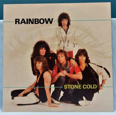 RAINBOW STONE COLD UK 1982 12'' SINGLE Polydor POSPX 421 - 33   RPM  NEAR MINT 