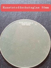 13 Ersatzkunststoffgl&auml;ser f&uuml;r Schleifbrillen 3 - 1,2 GW1 DIN P 0196 50mm