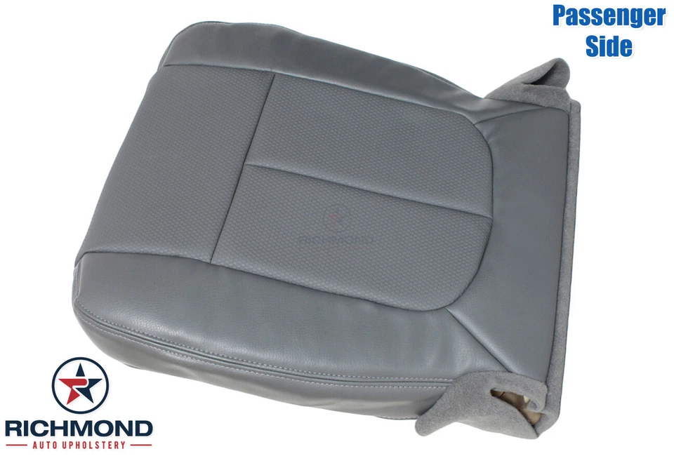 Виниловый чехол на сиденье со стороны пассажира для Ford F250 F350 F450 XL 2011-2016 годов выпуска серый - Изображение 2 из 4