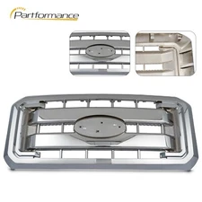 Front Upper Grill Chrome For Ford 2011-2016 F250 F350 F450 F550 Super Duty