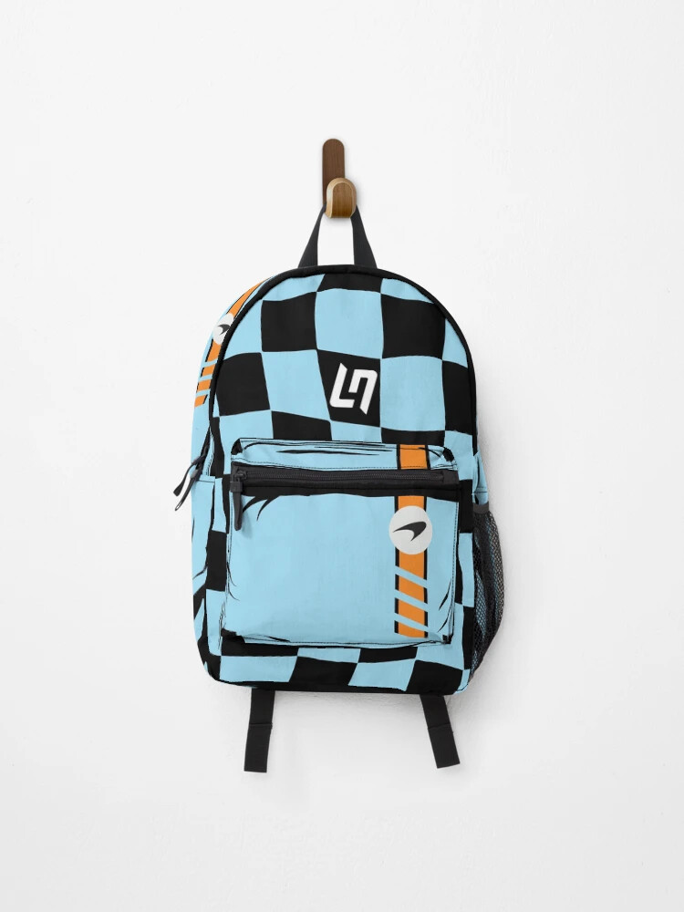 McLaren F1 Lando Design Racing Backpack, Formula 1 Car Fan School Bag