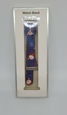 Ecute Band Compatible w/ Fitbit Versa 3 Waterproof Band Replacement Santa Claus