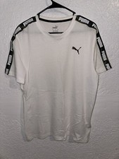 Puma Mens Medium White Camo Short Sleeve Crew T-Shirt With Shorts Matching Suit 