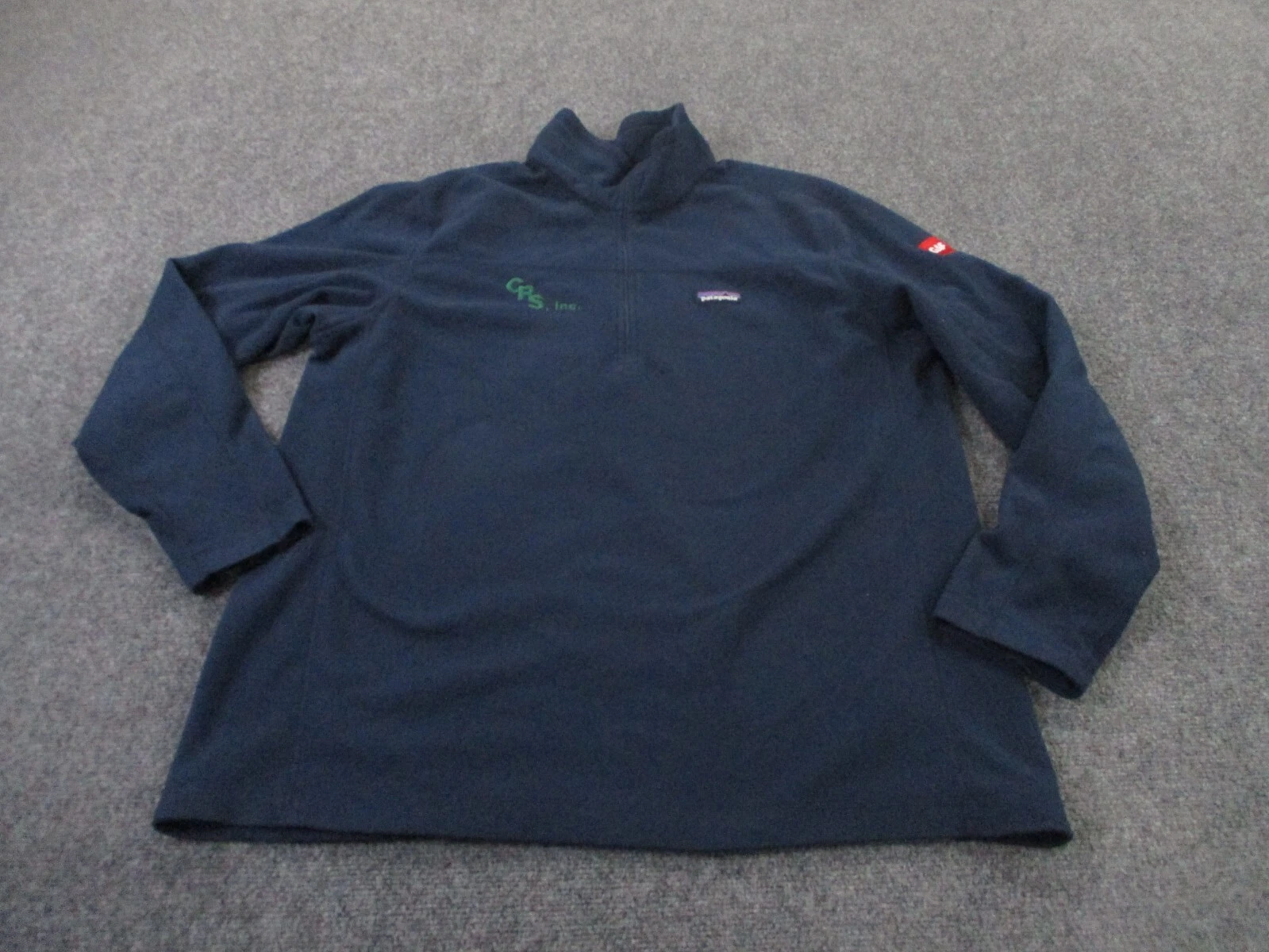Patagonia Jacket Men 2XL Blue Fleece Micro D Outdoors Hiking Lightweight Sweater