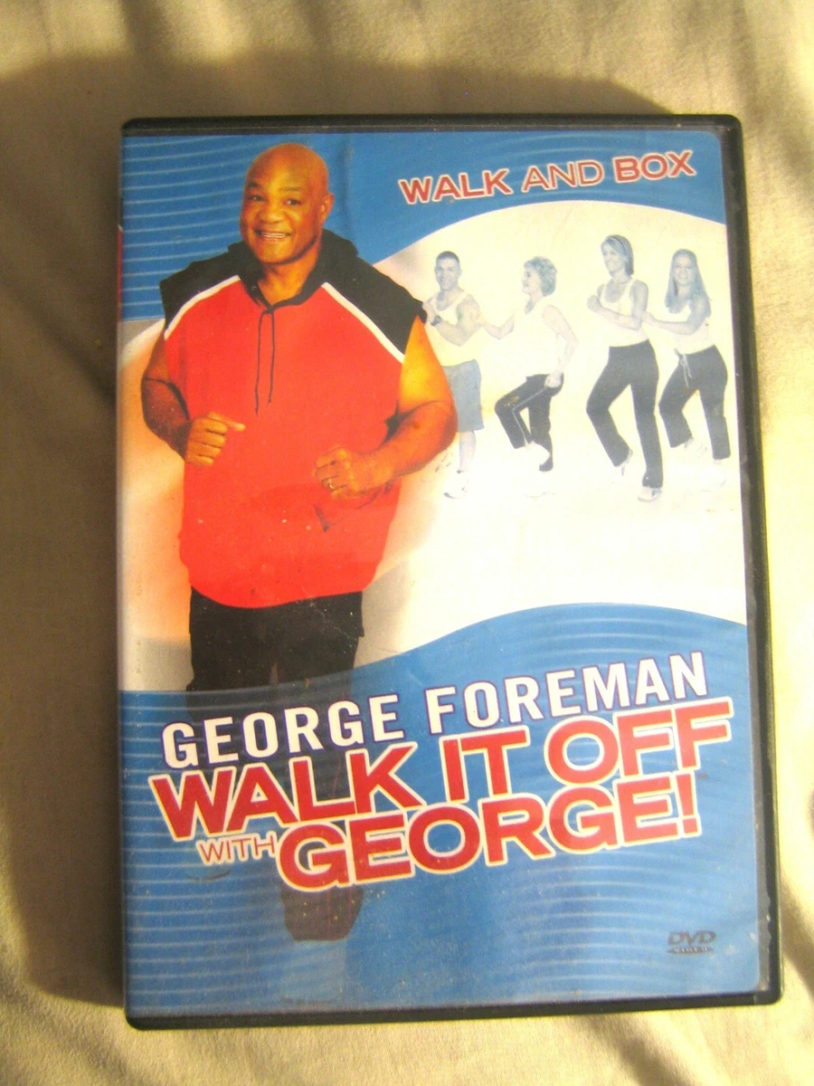 GEORGE FOREMAN WALKING WITH GEORGE DVD EXERCISE WALK BOX 46 MINS